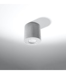 Lampy sufitowe - Sollux Plafon ORBIS beton SL.0488 - product 2
