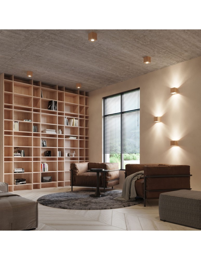 Sollux Kinkiet QUAD naturalne drewno SL.0491 Sollux Kinkiet QUAD naturalne drewno SL.0491