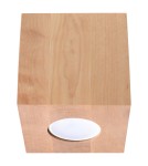 Sollux Plafon QUAD naturalne drewno SL.0493 Sollux Plafon QUAD naturalne drewno SL.0493