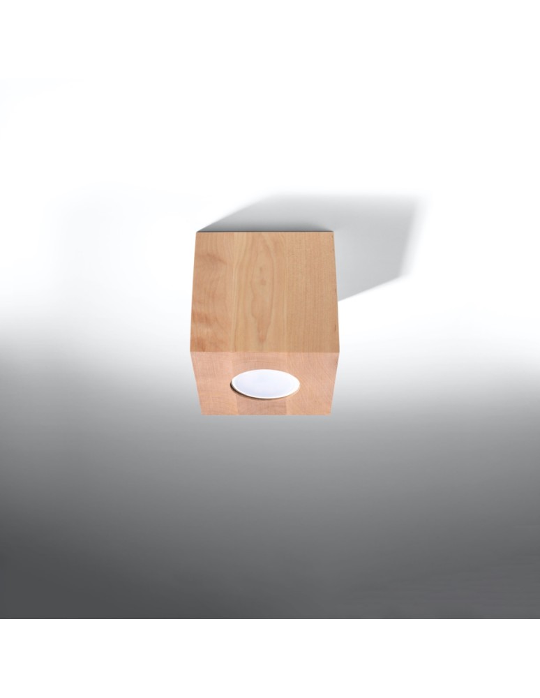Sollux Plafon QUAD naturalne drewno SL.0493 Sollux Plafon QUAD naturalne drewno SL.0493