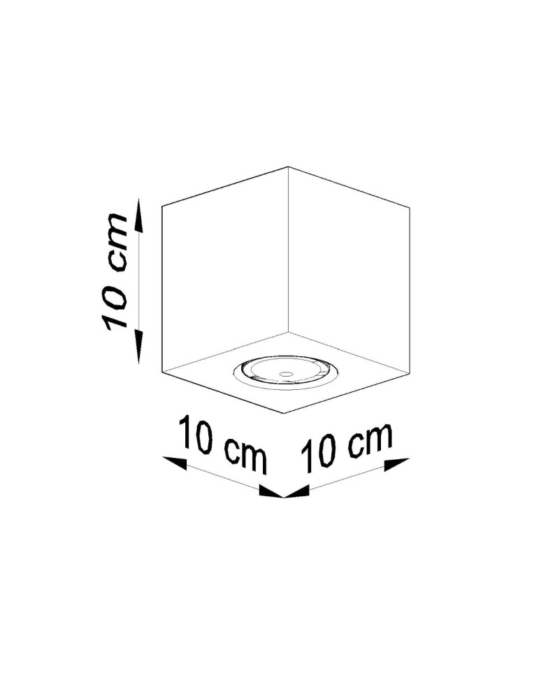 Sollux Plafon QUAD naturalne drewno SL.0493 Sollux Plafon QUAD naturalne drewno SL.0493