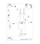 Sollux Plafon QUAD naturalne drewno SL.0493 Sollux Plafon QUAD naturalne drewno SL.0493