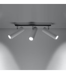Lampy sufitowe - Sollux Plafon DIREZIONE 3 biały SL.0497 - product 3