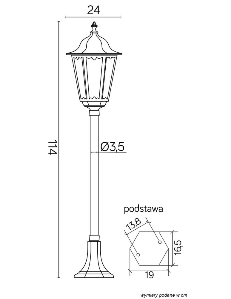 SU-MA Retro Classic K 5002/2 (117 cm) Stojąca