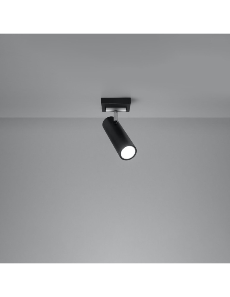 Sollux Plafon DIREZIONE 1 czarny SL.0499 Sollux Plafon DIREZIONE 1 czarny SL.0499