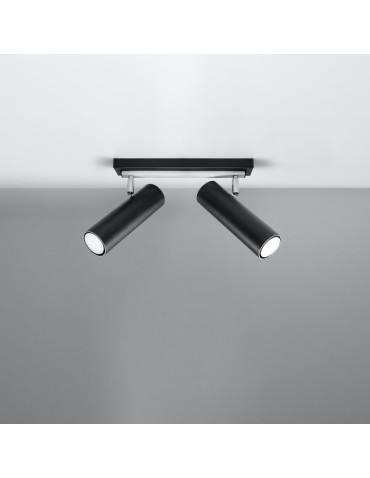 Sollux Plafon DIREZIONE 2 czarny SL.0500 - produkt 2