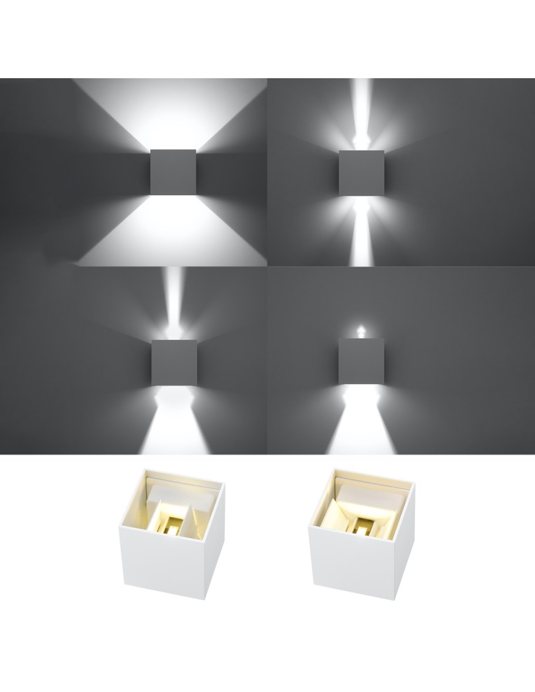 Sollux Kinkiet LUCA biały LED IP54 SL.0544 Sollux Kinkiet LUCA biały LED IP54 SL.0544