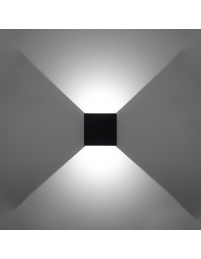 Sollux Kinkiet LUCA czarny LED IP54 SL.0545 Sollux Kinkiet LUCA czarny LED IP54 SL.0545