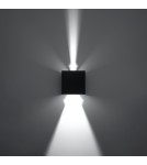 Sollux Kinkiet LUCA czarny LED IP54 SL.0545 Sollux Kinkiet LUCA czarny LED IP54 SL.0545