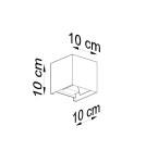 Sollux Kinkiet LUCA czarny LED IP54 SL.0545 Sollux Kinkiet LUCA czarny LED IP54 SL.0545