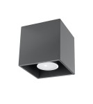 Sollux Plafon QUAD 1 antracyt SL.0567 Sollux Plafon QUAD 1 antracyt SL.0567