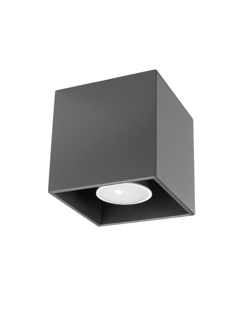 Sollux Plafon QUAD 1 antracyt SL.0567 Sollux Plafon QUAD 1 antracyt SL.0567