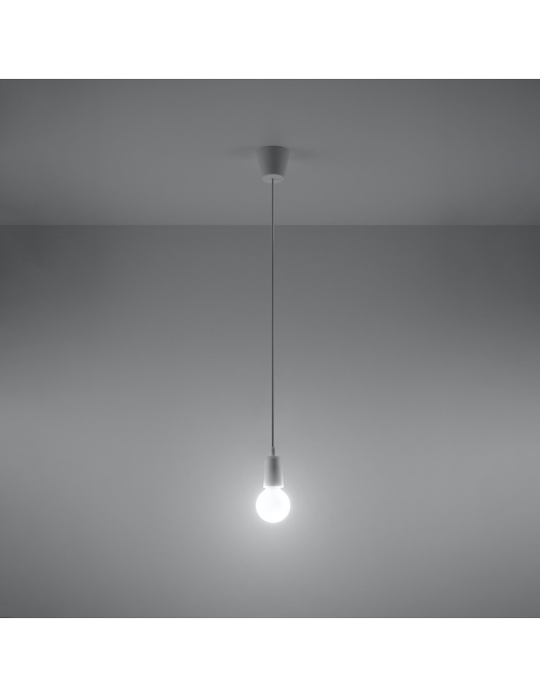 Sollux Lampa wisząca DIEGO 1 biała SL.0569 Sollux Lampa wisząca DIEGO 1 biała SL.0569