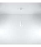 Sollux Lampa wisząca DIEGO 1 biała SL.0569 Sollux Lampa wisząca DIEGO 1 biała SL.0569