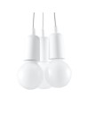 Sollux Lampa wisząca DIEGO 3 biała SL.0570