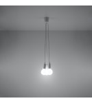 Sollux Lampa wisząca DIEGO 3 biała SL.0570 Sollux Lampa wisząca DIEGO 3 biała SL.0570