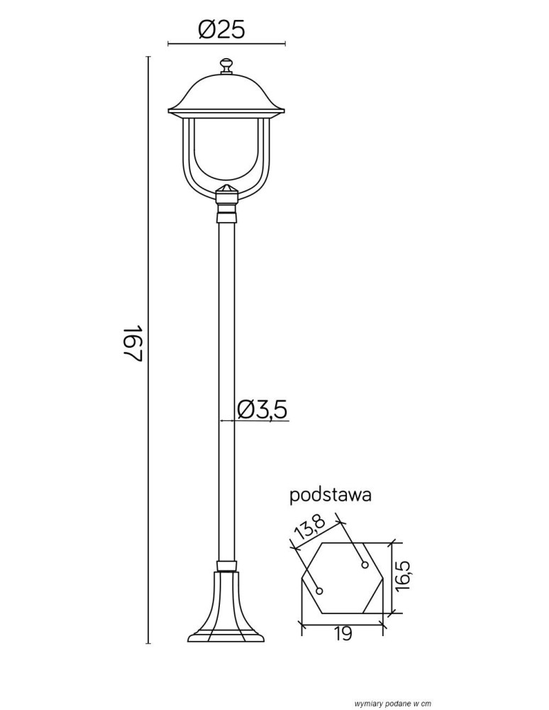 SU-MA Prince K 5002/1/O (167 cm) Stojąca
