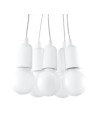Sollux Lampa wisząca DIEGO 5 biała SL.0571