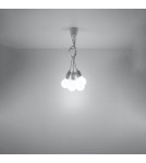 Lampy wiszące - Sollux Lampa wisząca DIEGO 5 biała SL.0571 - product 6