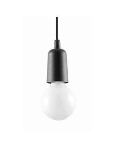 Sollux Lampa wisząca DIEGO 1 czarna SL.0572