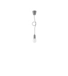 Sollux Lampa wisząca DIEGO 1 szara SL.0575 Sollux Lampa wisząca DIEGO 1 szara SL.0575
