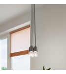 Sollux Lampa wisząca DIEGO 3 szara SL.0576 Sollux Lampa wisząca DIEGO 3 szara SL.0576