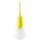 Sollux Lampa wisząca DIEGO 1 żółta SL.0578 Sollux Lampa wisząca DIEGO 1 żółta SL.0578