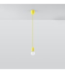 Sollux Lampa wisząca DIEGO 1 żółta SL.0578 Sollux Lampa wisząca DIEGO 1 żółta SL.0578