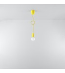 Sollux Lampa wisząca DIEGO 1 żółta SL.0578 Sollux Lampa wisząca DIEGO 1 żółta SL.0578
