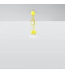Sollux Lampa wisząca DIEGO 3 żółta SL.0579 Sollux Lampa wisząca DIEGO 3 żółta SL.0579