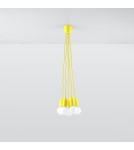 Sollux Lampa wisząca DIEGO 5 żółta SL.0580 Sollux Lampa wisząca DIEGO 5 żółta SL.0580