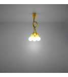 Sollux Lampa wisząca DIEGO 5 żółta SL.0580 Sollux Lampa wisząca DIEGO 5 żółta SL.0580