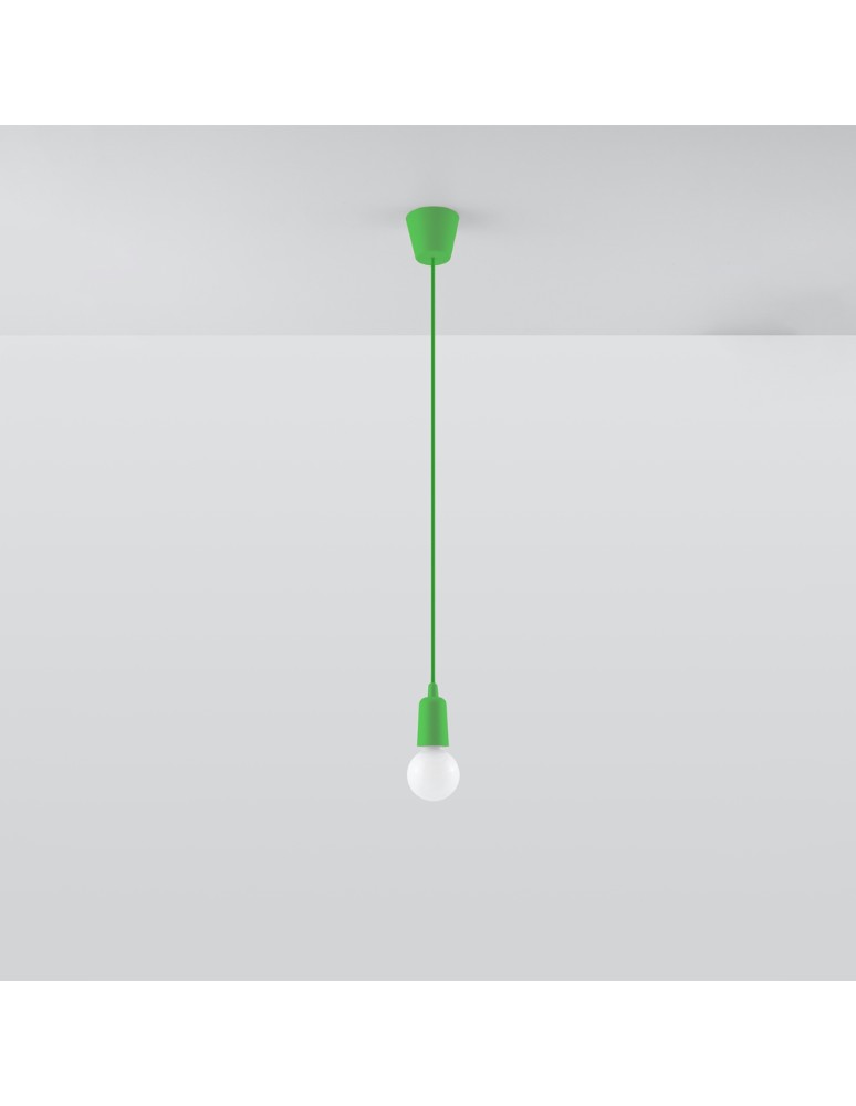 Sollux Lampa wisząca DIEGO 1 zielony SL.0581 Sollux Lampa wisząca DIEGO 1 zielony SL.0581