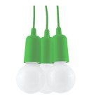Sollux Lampa wisząca DIEGO 3 zielony SL.0582 Sollux Lampa wisząca DIEGO 3 zielony SL.0582