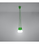 Sollux Lampa wisząca DIEGO 3 zielony SL.0582 Sollux Lampa wisząca DIEGO 3 zielony SL.0582