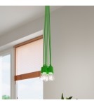 Sollux Lampa wisząca DIEGO 3 zielony SL.0582 Sollux Lampa wisząca DIEGO 3 zielony SL.0582