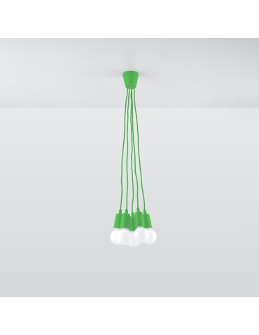 Sollux Lampa wisząca DIEGO 5 zielony SL.0583 - produkt 2
