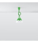 Sollux Lampa wisząca DIEGO 5 zielony SL.0583 Sollux Lampa wisząca DIEGO 5 zielony SL.0583