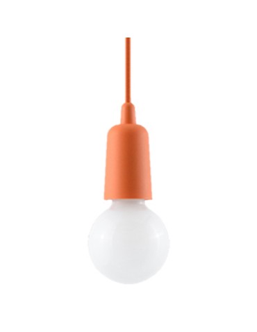 Sollux Lampa wisząca DIEGO 1 pomarańczowy  SL.0584