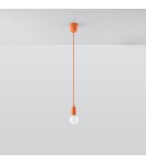 Sollux Lampa wisząca DIEGO 1 pomarańczowy SL.0584 Sollux Lampa wisząca DIEGO 1 pomarańczowy SL.0584
