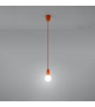 Sollux Lampa wisząca DIEGO 1 pomarańczowy SL.0584 Sollux Lampa wisząca DIEGO 1 pomarańczowy SL.0584