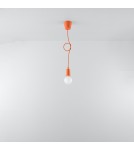 Sollux Lampa wisząca DIEGO 1 pomarańczowy SL.0584 Sollux Lampa wisząca DIEGO 1 pomarańczowy SL.0584