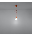 Sollux Lampa wisząca DIEGO 1 pomarańczowy SL.0584 Sollux Lampa wisząca DIEGO 1 pomarańczowy SL.0584