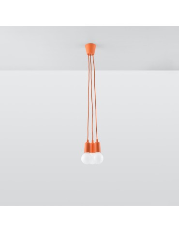 Sollux Lampa wisząca DIEGO 3 pomarańczowy  SL.0585 - produkt 2