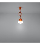 Sollux Lampa wisząca DIEGO 3 pomarańczowy SL.0585 Sollux Lampa wisząca DIEGO 3 pomarańczowy SL.0585