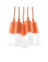 Sollux Lampa wisząca DIEGO 5 pomarańczowy  SL.0586