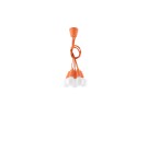 Sollux Lampa wisząca DIEGO 5 pomarańczowy SL.0586 Sollux Lampa wisząca DIEGO 5 pomarańczowy SL.0586