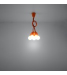 Sollux Lampa wisząca DIEGO 5 pomarańczowy SL.0586 Sollux Lampa wisząca DIEGO 5 pomarańczowy SL.0586