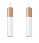 Lampy wiszące - Sollux Lampa wisząca PABLO 2 biała SL.0629 - product 1