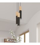 Sollux Lampa wisząca PABLO 2 czarna SL.0633 Sollux Lampa wisząca PABLO 2 czarna SL.0633